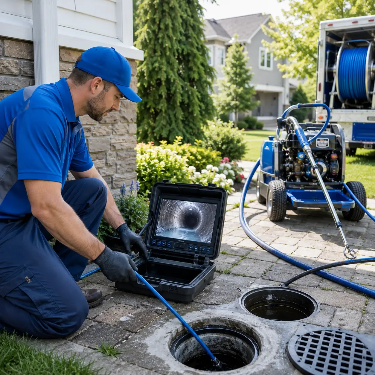 Outdoor drain cleaning professionals serving Coplay, PA