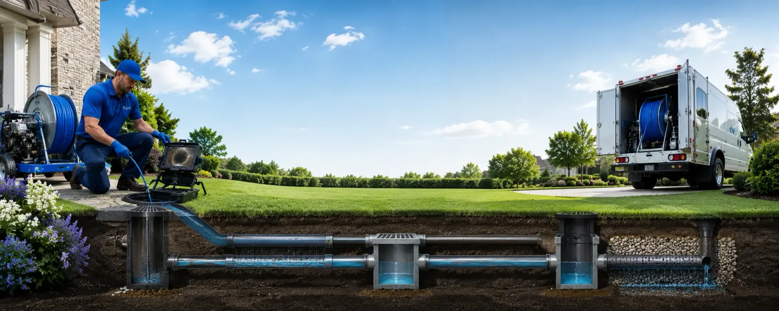 Outdoor drain cleaning information for Coplay, PA